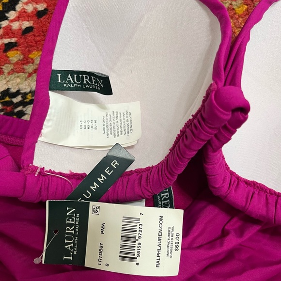 NWT Fuchsia Ralph Lauren High Waist Bikini - Picture 3 of 5